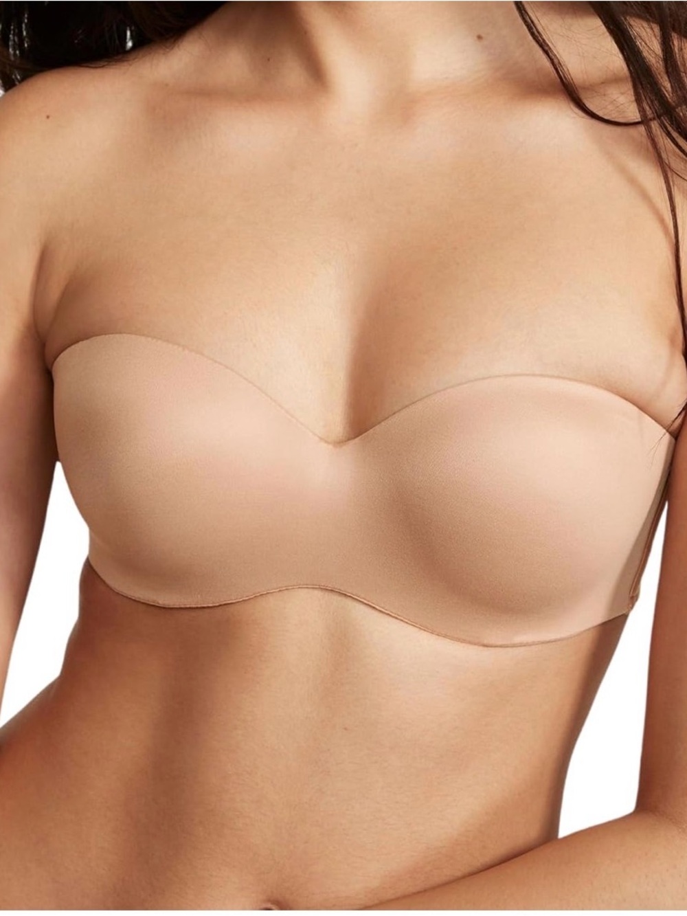 Victoria's Secret Smooth Convertible Strapless Bra — Beige